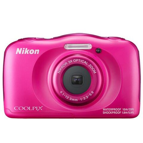 Nikon COOLPIX W100 Su Altı Dijital Fotoğraf Makinesi - Pembe