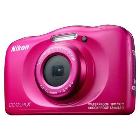 Nikon COOLPIX W100 Su Altı Dijital Fotoğraf Makinesi - Pembe
