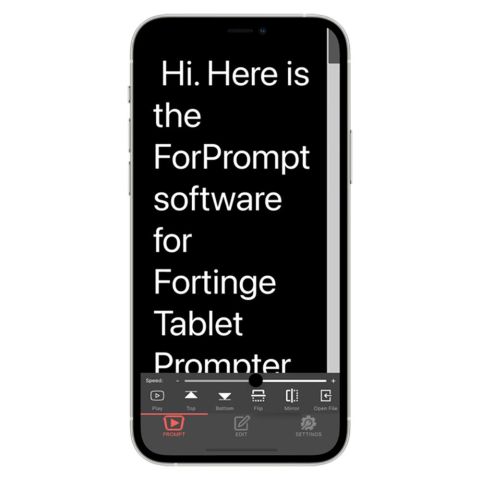 Fortinge MIA Mobile Prompter