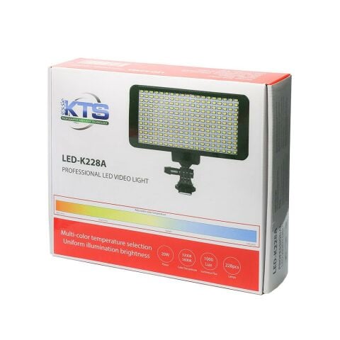 KTS LED-K228A Profesyonel Video Led Işık