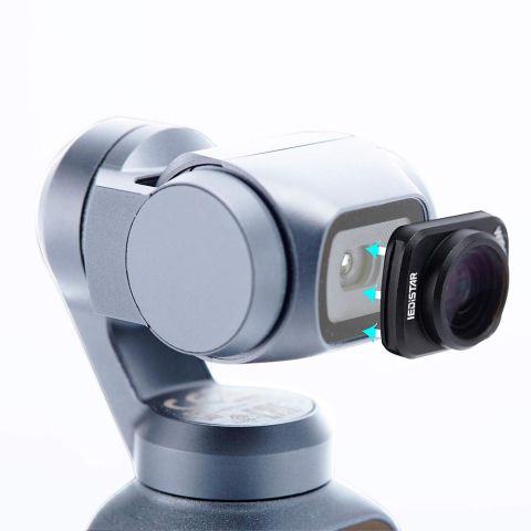 LEDISTAR DX-20 Dji Osmo Pocket İçin Geniş Açı Lens