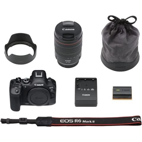 Canon EOS R6 Mark II + RF 24-105mm F/4 L IS USM Lens Kit