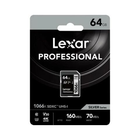 Lexar Professional 64GB 160mb/s SDXC Hafıza Kartı