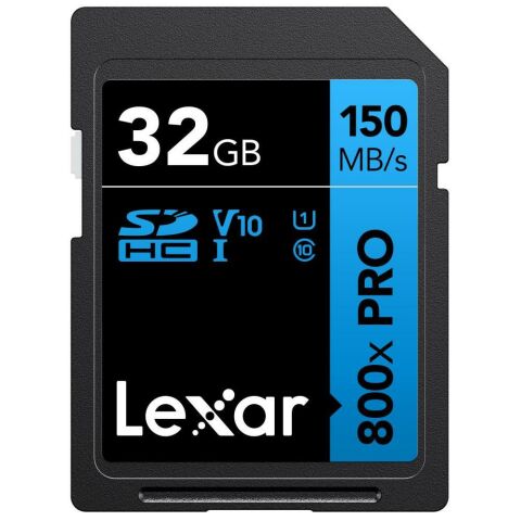 Lexar 32GB 800x Pro 150Mb/s SDHC Hafıza Kartı