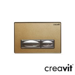 Creavit Design Altın Rengi Kumanda Paneli (Solid Cam & Metal)