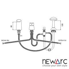 NEWARC Energy Ankastre Küvet Bataryası