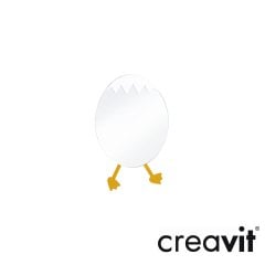 CREAVİT Ducky Küçük Ayna - Yumurta Figürlü