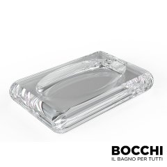 BOCCHİ Sorrento Sabunluk Tezgah Üstü (Kristal Cam)