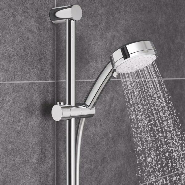 Grohe Tempesta System 250 Duvara Monte Duş Sistemi, Yön Değiştiricili, Krom-Beyaz