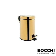 Bocchi Çöp Kovası 5 lt Pedallı (Altın Sarı)