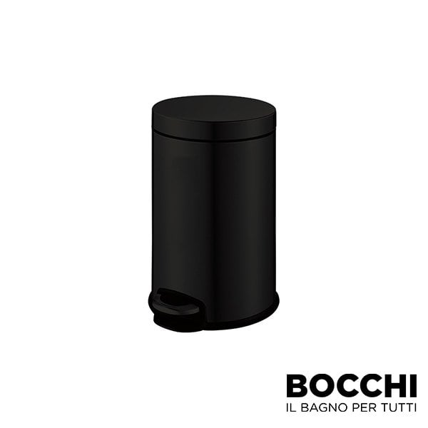 Bocchi Çöp Kovası 5 lt Pedallı (Mat Siyah)