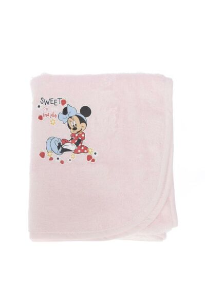 Özdilek Minnie Mouse Disney Lisans Baskılı Bambu Yenidoğan Bebek Pelerini 80x80