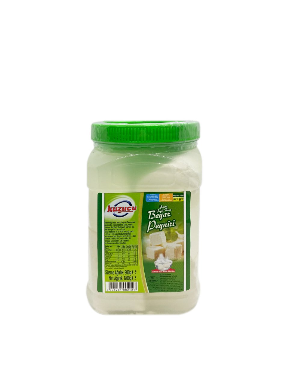 900 g Taze Yarım Yağlı Salamura Beyaz Peynir