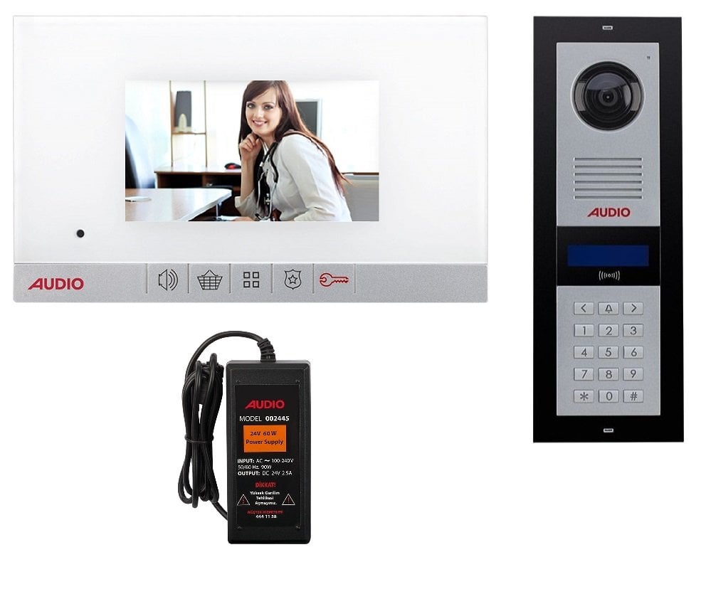 Audio Görüntülü Diafon 13 Daire 4,3'' Lcd 001180 Paket Fiyatı
