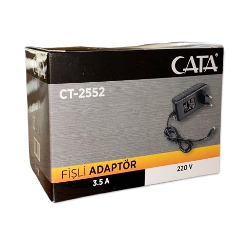 Ct-2552 42 W 3,5 Amper Cata Fişli Adaptör