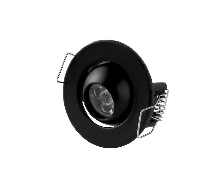 1w Hareketli Power Led Yıldız Spot Siyah CT-5268 Beyaz Işık Cata