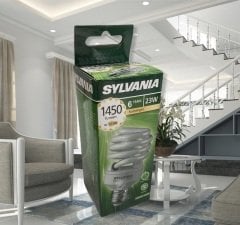 Sylvania 23W Spiral Tasarruflu Ampul Günışığı 10 lu Paket