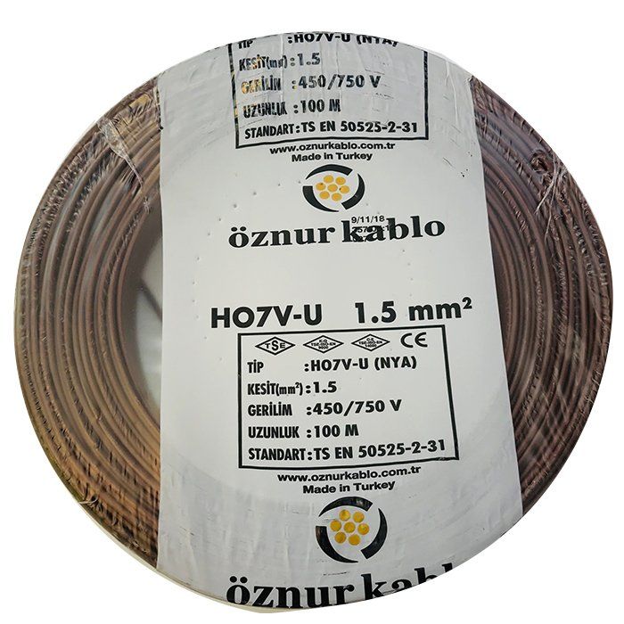 Öznur 1,5 Mm Nya Kahverengi H0(5/7V)U/R