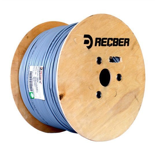 Reçber CCTV 1+2 RG 59 Mini 2x0,50mm2 Euro-Class Eca PVC Kılıflı Kamera Kablosu - 100 Metre