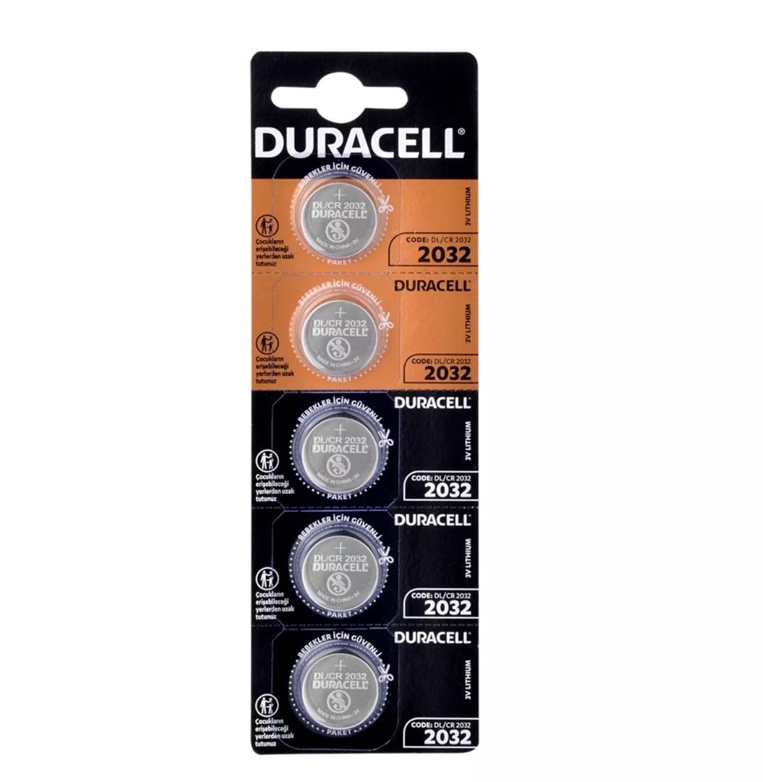 Duracell CR2032 3V Lityum Pil 5li 35503105