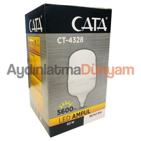 Cata 60 Watt E27 Duylu Torch Led Ampul CT-4328 Beyaz Işık