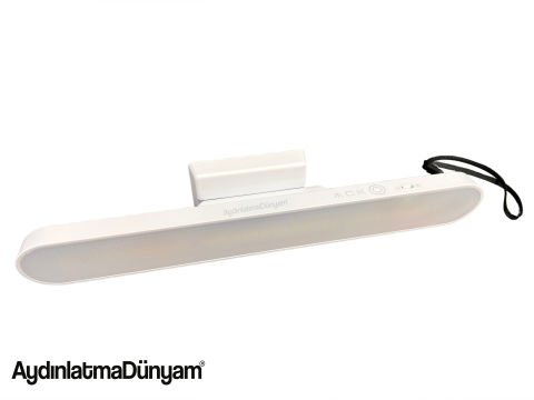 Ack Şarjlı Mıknatıslı LED Duvar Aplik, Işık Şiddeti Ayarlanabilir Dolap Tezgah Merdiven Aydınlatması AC05-00130