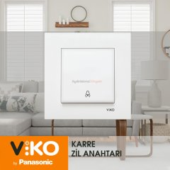 Viko Karre Zil Anahtarı (Çerçeve Dahil)