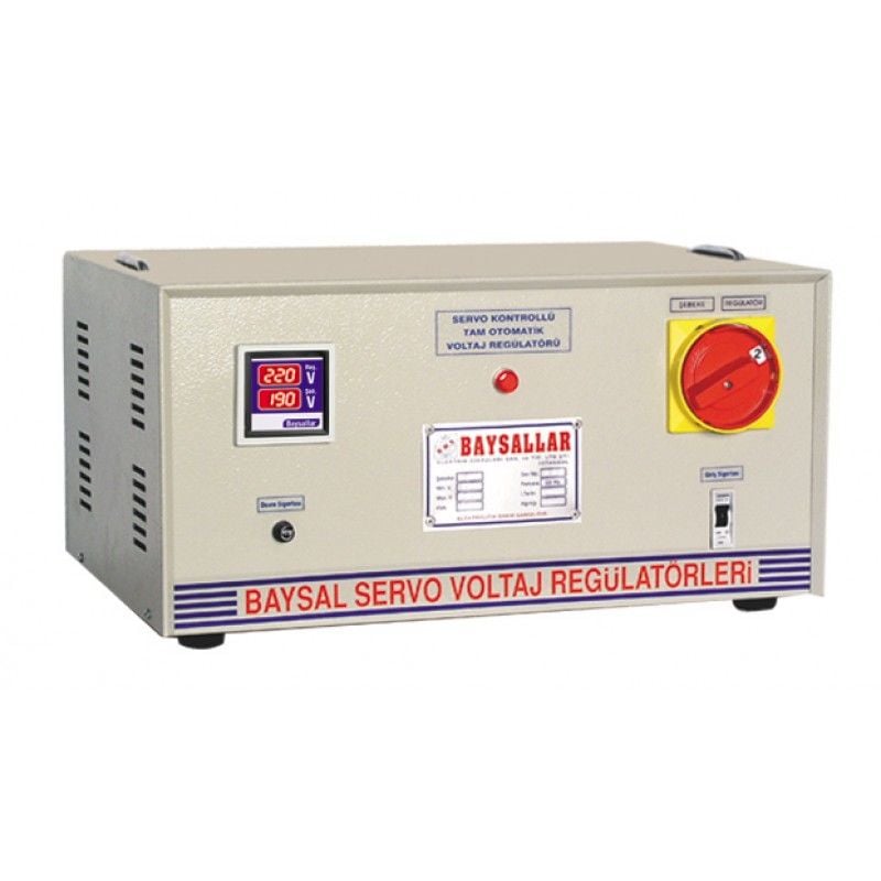 Baysallar Regülatör Alüminyum Sargılı Monofaze 5Kva BMS05120-A