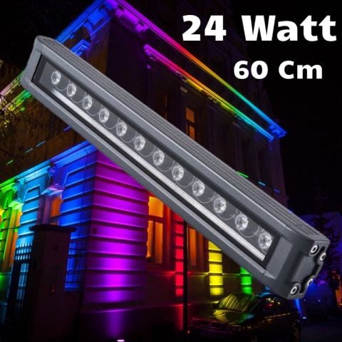 Cata 24 Watt Gold Wallwasher 60 cm Yeşil Renk CT-4696