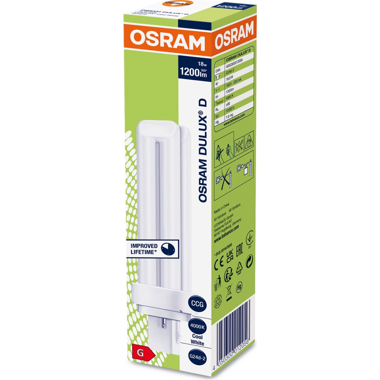 18W/830 PLC (2PİMLİ) OSRAM