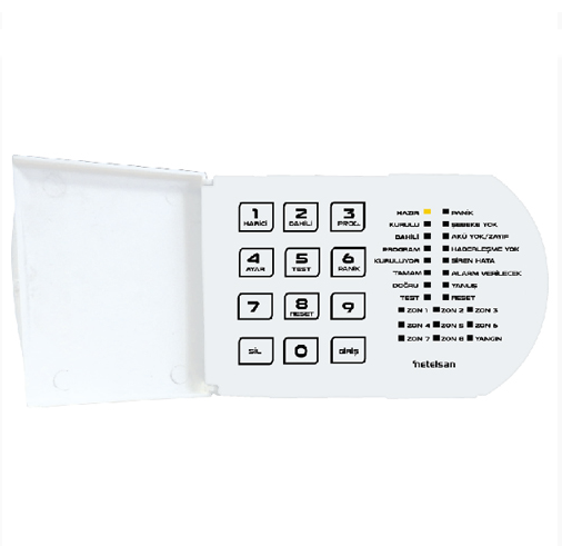 Netelsan Hırsız Alarm Keypad M.U.HAS.00003