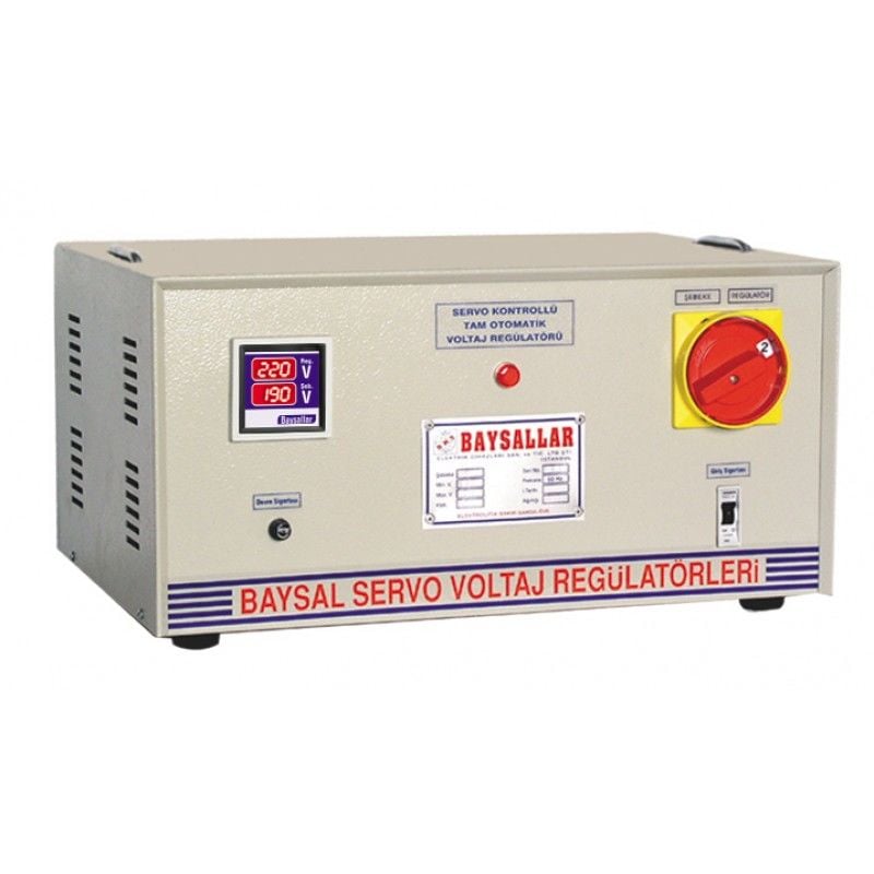 Baysallar Regülatör Alüminyum Sargılı Monofaze 30Kva BMS30160-AK