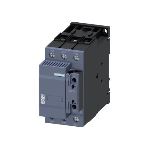 Siemens 3Rt2 Serisi Kondansatör Kontaktörü, 400 V Ac, 17..50Kvar, 1No+1Nc, Boy S2 -3RT2636-1AP03