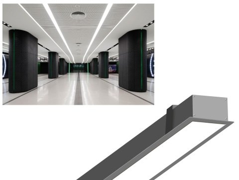 96W 300 Cm Dekoratif Sıva Altı Lineer Led Aydınlatma