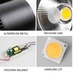 40 Watt Mağaza Ray Armatürü