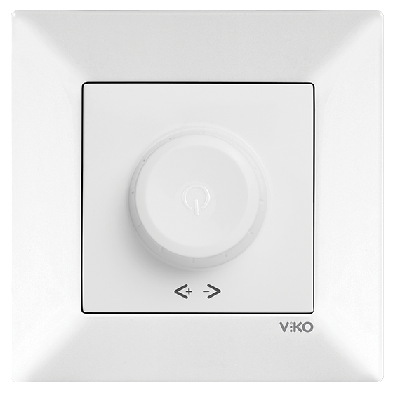 Viko Meridian Rotatif Dimmer RL 600W/VA Çerçeve Dahil