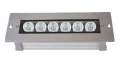 Wallwasher Led Duvar Aydınlatma Sıva Altı 20 cm 6 Watt Yeşil Işık