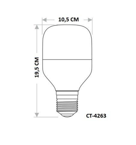 Cata 30 Watt E27 Duylu Torch Led Ampul CT-4263 Beyaz Işık