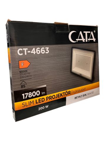 Cata 200 W Led Projektör CT-4663 Günışığı