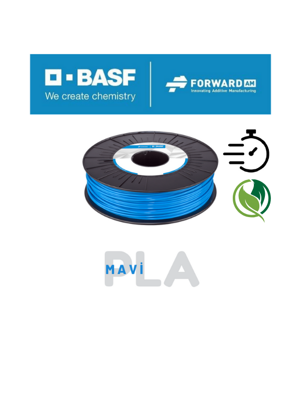 BASF Ultrafuse Açık Mavi PLA Filament (1.75mm - 2.85mm)