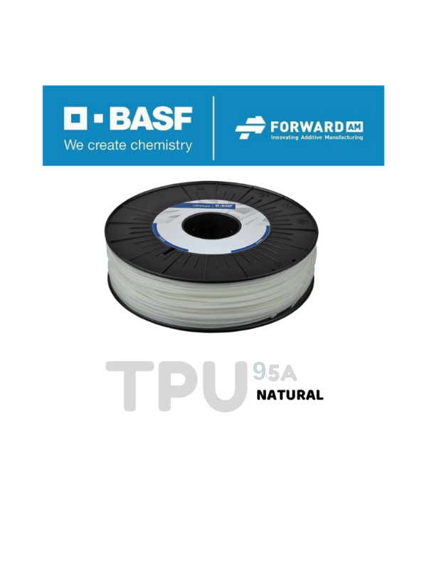 BASF Ultrafuse TPU 95A Beyaz Esnek Filament (1.75mm - 2.85mm)