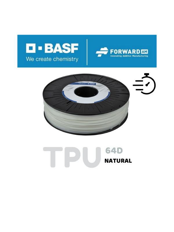 TPU 64D Beyaz Filament (1.75mm - 2.85mm) BASF Ultrafuse
