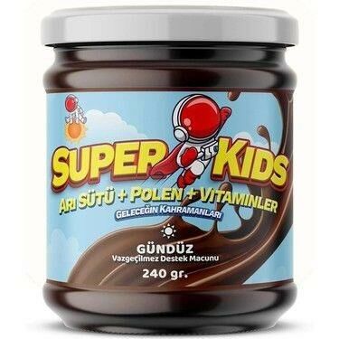 Superkids Çocuklar İçin Gündüz Destek Macunu Çikolata Aromalı 240 Gr