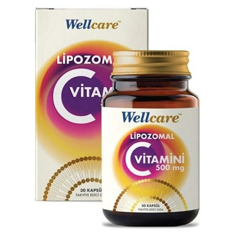 Wellcare Lipozomal C Vitamini 500 mg 30 Kapsül