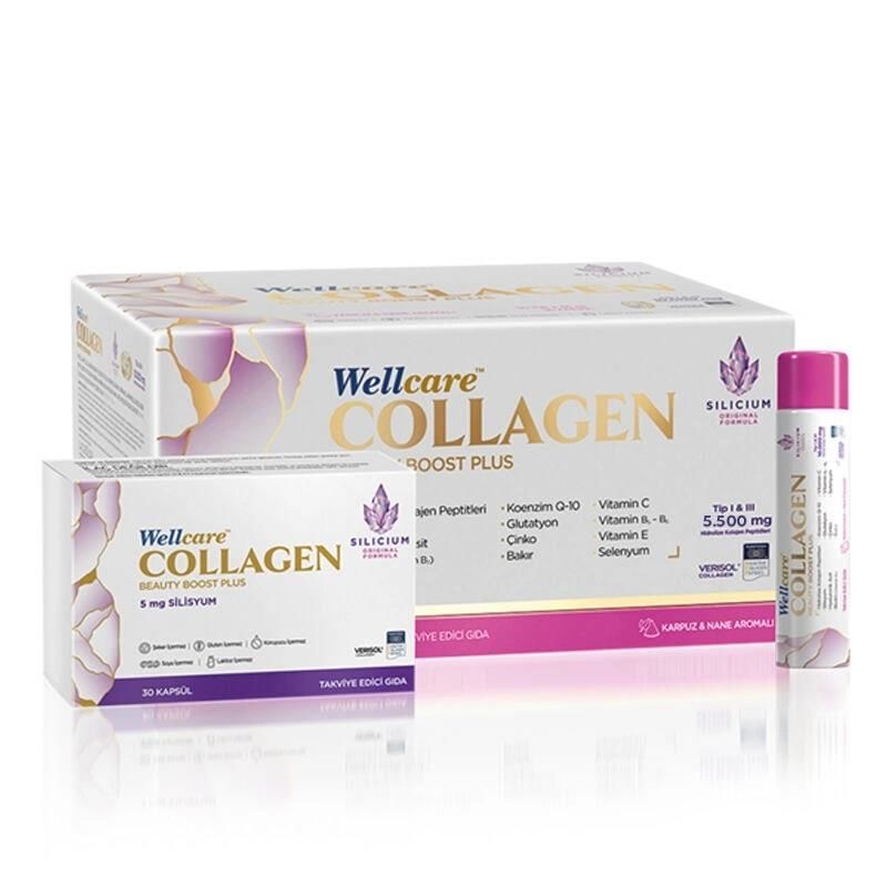 Wellcare Collagen Beautyboost Karpuz Nane 5500 mg 30 Tüp 40 ML