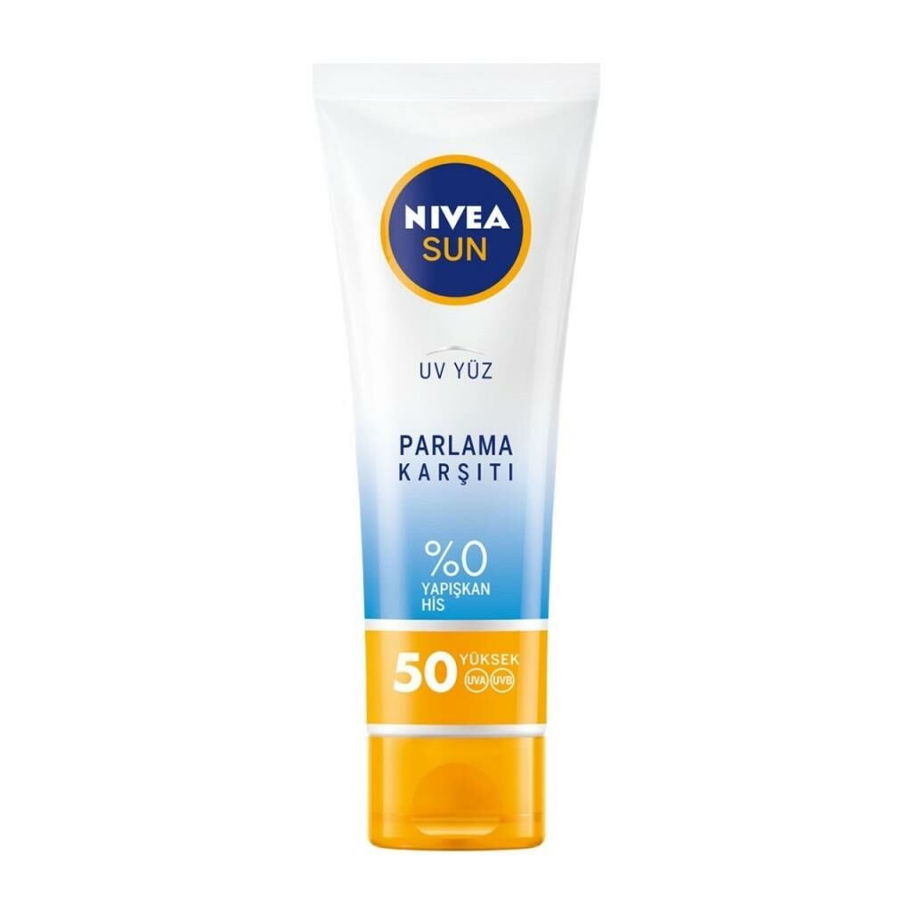 Nivea Sun Yüz Parlama Karşıtı Spf50+ Güneş Bakım Kremi 50  ML