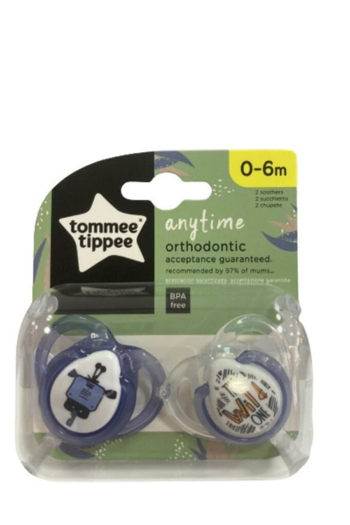 Tommee Tippee Anytime Orthodontic  Emzik 0-6 Ay 2 li