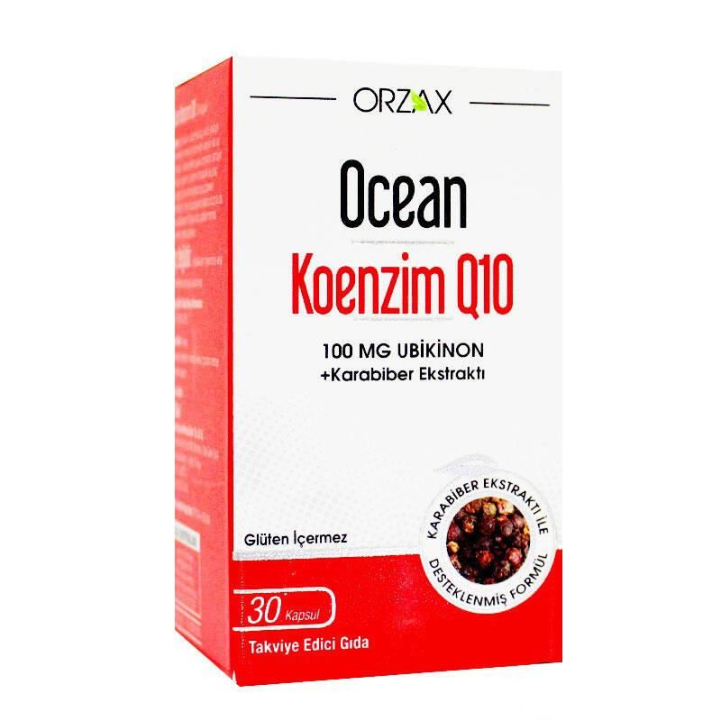 Ocean Koenzim Q10 + Karabiber Ekstresi 30 Kapsül - %25 İndirimli