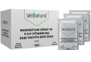 Venatura Magnezyum Sitrat ve P-5-P (Vitamin B6) 60 Saşe