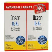 Orzax Ocean Vitamin D3+K2 20 Ml Damla (2 Adet x 20 Ml)